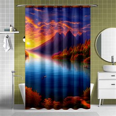 Immaculate Sunset Shower Curtain 48  x 72  (Small) 