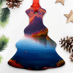 Immaculate Sunset Christmas Tree Ornament (Two Sides)