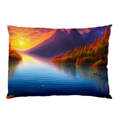 Immaculate Sunset Pillow Case (two Sides) by GardenOfOphir