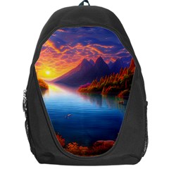 Immaculate Sunset Backpack Bag by GardenOfOphir