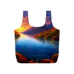 Immaculate Sunset Full Print Recycle Bag (s) by GardenOfOphir