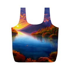 Immaculate Sunset Full Print Recycle Bag (M)