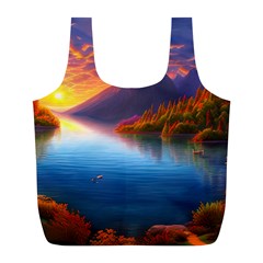 Immaculate Sunset Full Print Recycle Bag (L)