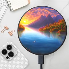 Immaculate Sunset Wireless Fast Charger(Black)