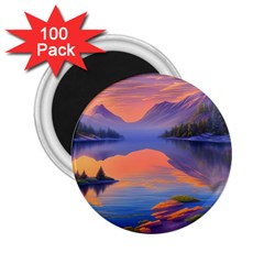 Loveliest Sunset 2 25  Magnets (100 Pack)  by GardenOfOphir