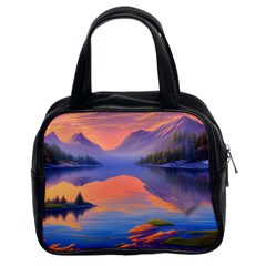 Loveliest Sunset Classic Handbag (two Sides) by GardenOfOphir