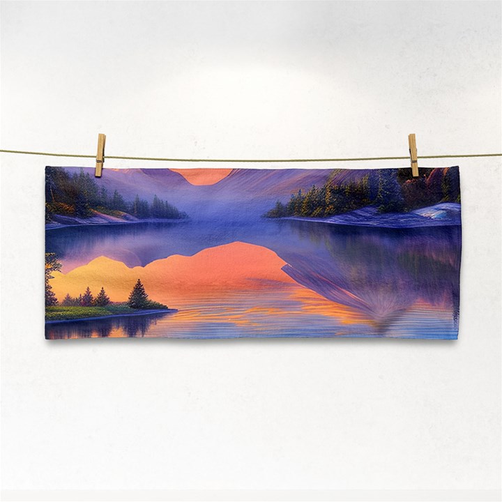 Loveliest Sunset Hand Towel