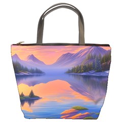 Loveliest Sunset Bucket Bag by GardenOfOphir