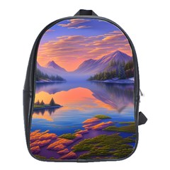 Loveliest Sunset School Bag (large) by GardenOfOphir