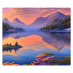 Loveliest Sunset Premium Plush Fleece Blanket (Small) 50 x40  Blanket Front