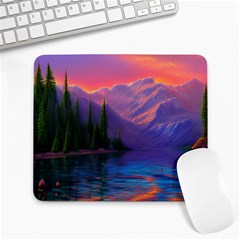 Magnificent Sunset Large Mousepad by GardenOfOphir