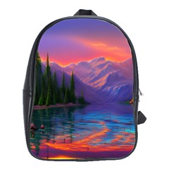 Magnificent Sunset School Bag (large) by GardenOfOphir