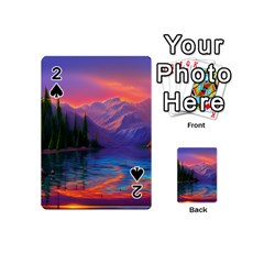 Magnificent Sunset Playing Cards 54 Designs (mini) by GardenOfOphir