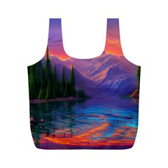 Magnificent Sunset Full Print Recycle Bag (m) by GardenOfOphir