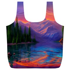 Magnificent Sunset Full Print Recycle Bag (xl) by GardenOfOphir