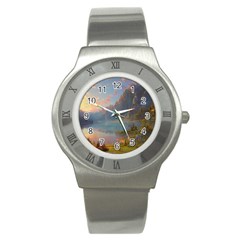 Marvelous Sunset Stainless Steel Watch by GardenOfOphir