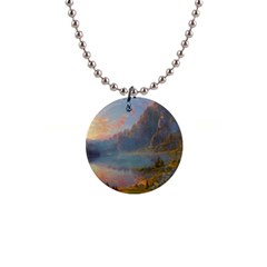 Marvelous Sunset 1  Button Necklace by GardenOfOphir