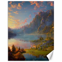 Marvelous Sunset Canvas 12  X 16  by GardenOfOphir