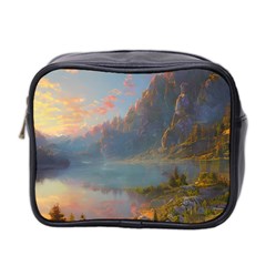 Marvelous Sunset Mini Toiletries Bag (two Sides) by GardenOfOphir