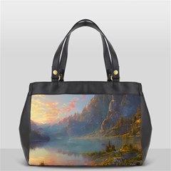 Marvelous Sunset Oversize Office Handbag (2 Sides) by GardenOfOphir