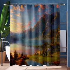 Marvelous Sunset Shower Curtain 60  X 72  (medium)  by GardenOfOphir