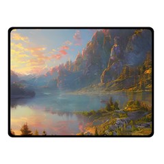 Marvelous Sunset Fleece Blanket (small) by GardenOfOphir