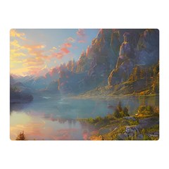 Marvelous Sunset Premium Plush Fleece Blanket (mini) by GardenOfOphir