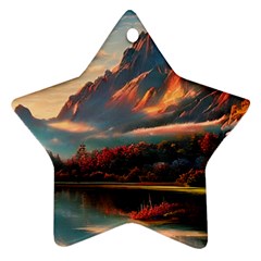 Opulent Sunset Ornament (star)