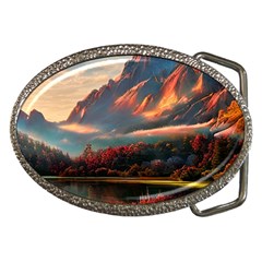 Opulent Sunset Belt Buckles by GardenOfOphir