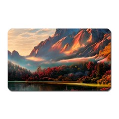 Opulent Sunset Magnet (rectangular) by GardenOfOphir