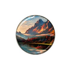 Opulent Sunset Hat Clip Ball Marker (4 Pack) by GardenOfOphir