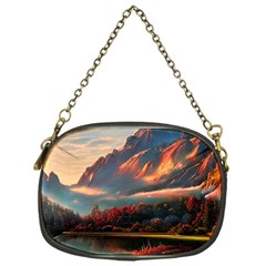 Opulent Sunset Chain Purse (one Side) by GardenOfOphir