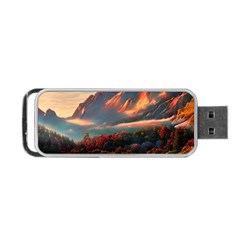 Opulent Sunset Portable Usb Flash (two Sides) by GardenOfOphir