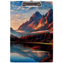 Opulent Sunset A4 Acrylic Clipboard by GardenOfOphir