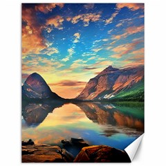 Portentous Sunset Canvas 12  X 16  by GardenOfOphir