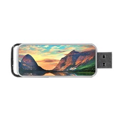 Portentous Sunset Portable Usb Flash (two Sides) by GardenOfOphir