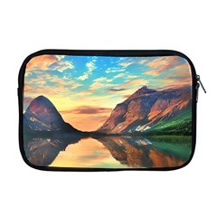 Portentous Sunset Apple Macbook Pro 17  Zipper Case by GardenOfOphir