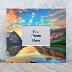 Portentous Sunset White Wall Photo Frame 5  X 7  by GardenOfOphir