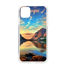 Portentous Sunset Iphone 11 Tpu Uv Print Case by GardenOfOphir