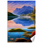 Romantic Lake Sunset Canvas 24  x 36  23.35 x34.74  Canvas - 1