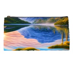 Romantic Lake Sunset Pencil Case by GardenOfOphir