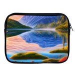 Romantic Lake Sunset Apple iPad 2/3/4 Zipper Cases Front