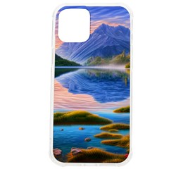 Romantic Lake Sunset Iphone 12 Pro Max Tpu Uv Print Case by GardenOfOphir