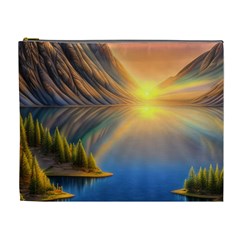 Remarkable Lake Sunset Cosmetic Bag (xl) by GardenOfOphir