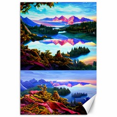 Solemn Soft Pastel Sunset Canvas 20  X 30  by GardenOfOphir