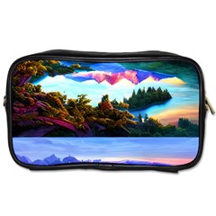 Solemn Soft Pastel Sunset Toiletries Bag (two Sides) by GardenOfOphir