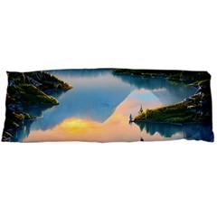 Somber Lake Sunset Body Pillow Case (dakimakura) by GardenOfOphir