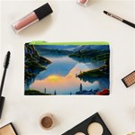 Somber Lake Sunset Cosmetic Bag (XS) Front