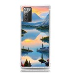 Somber Lake Sunset Samsung Galaxy Note 20 TPU UV Case Front