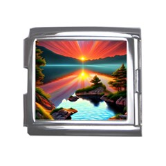 Gorgeous Sunset Mega Link Italian Charm (18mm) by GardenOfOphir